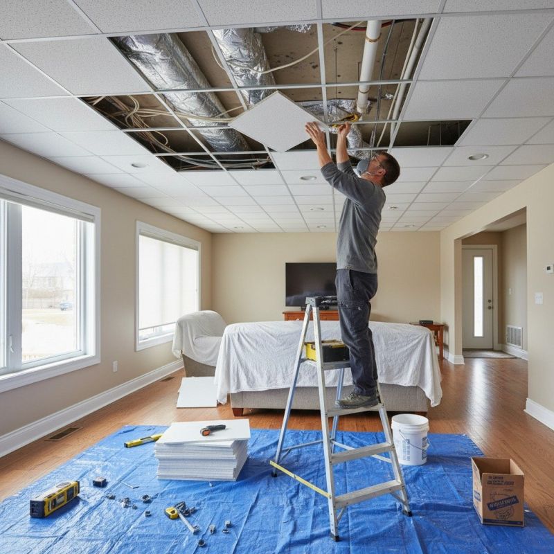 Acoustic Ceiling Insulation