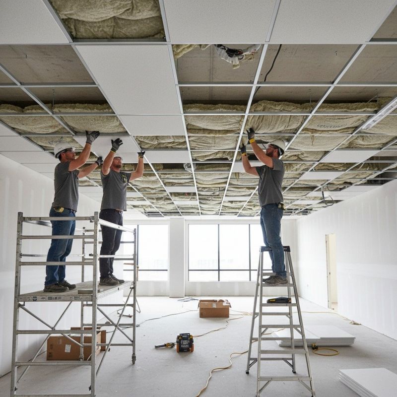 Acoustic Ceiling Insulation