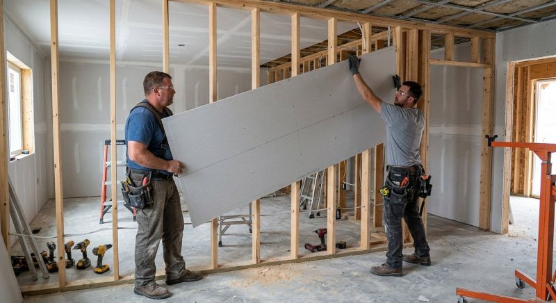 Bedroom Drywall Installation in Olathe, KS